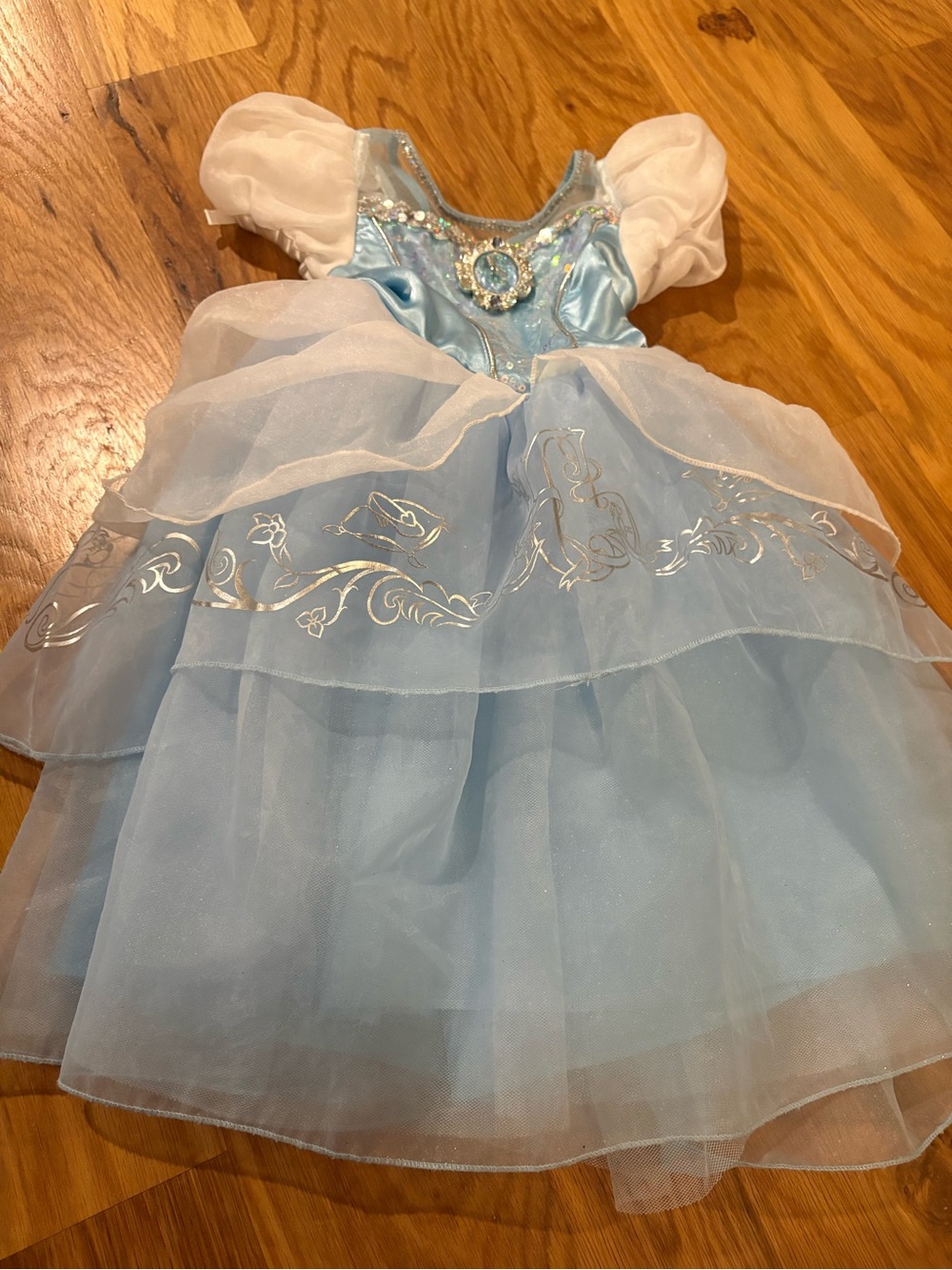 Disney Light Blue and White Princess Dress Costume